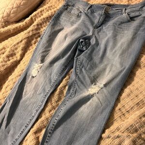 Torrid light blue jeans! Fit around the ankle, size 24R!